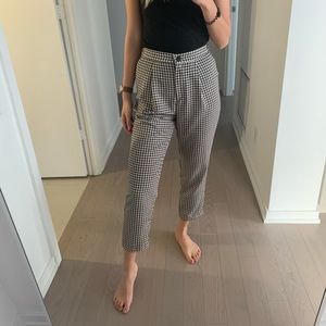 H&M checkered pants